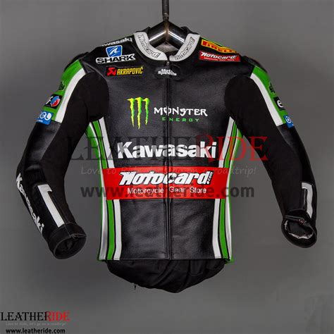 Tom Sykes Kawasaki 2015 Sbk Leather Jacket Bmlj Ts2015